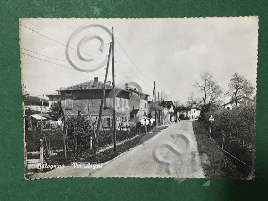 Cartolina Bologna - Bolognina - Via Argini - 1956