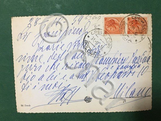 Cartolina Bologna - Bolognina - Via Argini - 1956