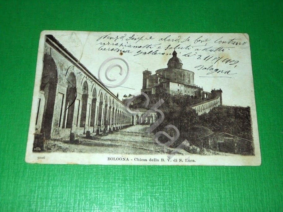 Cartolina Bologna - Chiesa della B. V. di S. Luca …