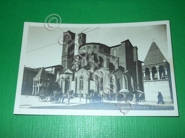 Cartolina Bologna - Chiesa di S. Francesco 1925 ca.