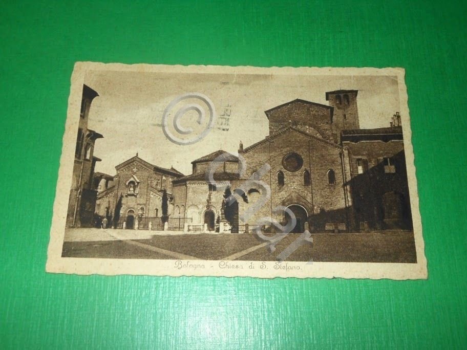 Cartolina Bologna - Chiesa di S. Stefano 1931.
