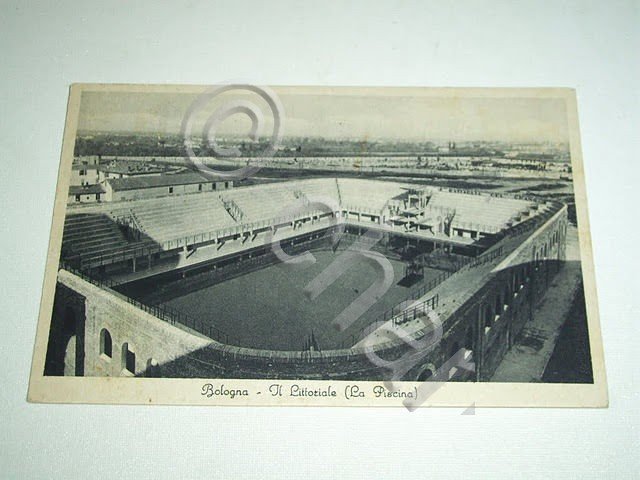 Cartolina Bologna - Il Littoriale ( la piscina ) 1935