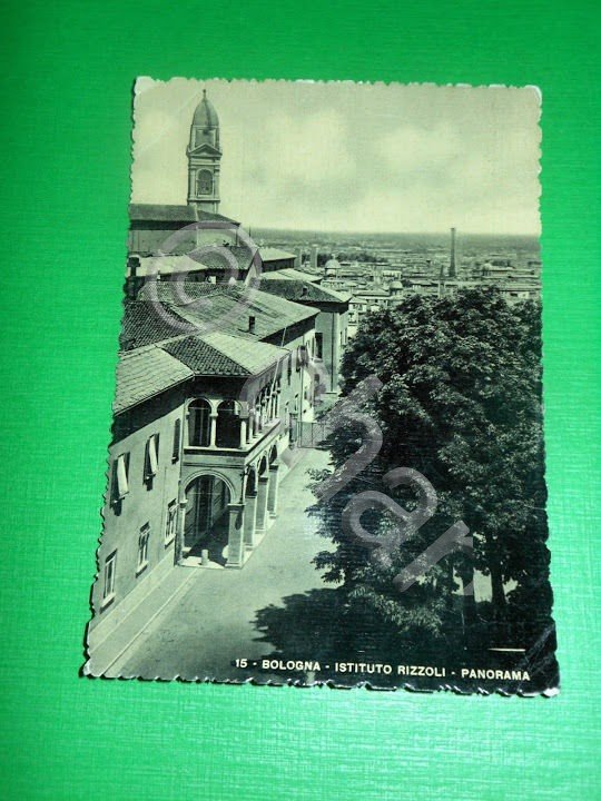 Cartolina Bologna - Istituto Rizzoli - Panorama 1953.