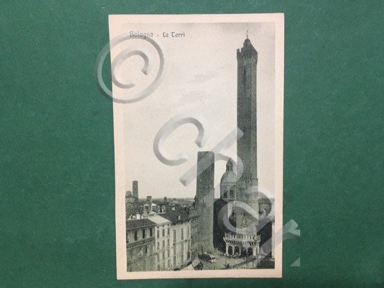 Cartolina Bologna - Le Torri - 1930 ca.