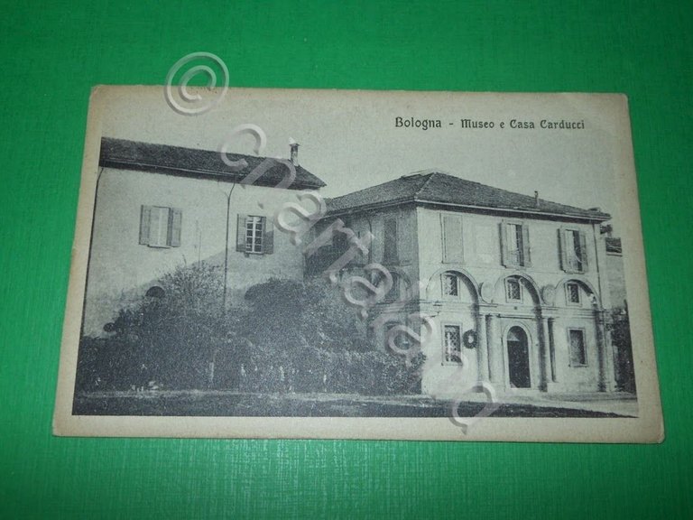 Cartolina Bologna - Museo e Casa Carducci 1926
