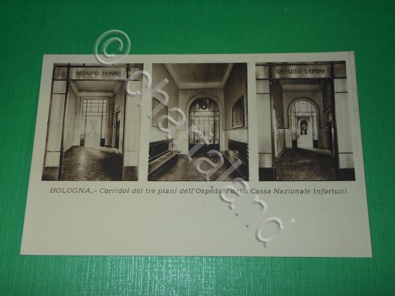 Cartolina Bologna - Ospedale della Cassa Nazionale degli Infortuni - …