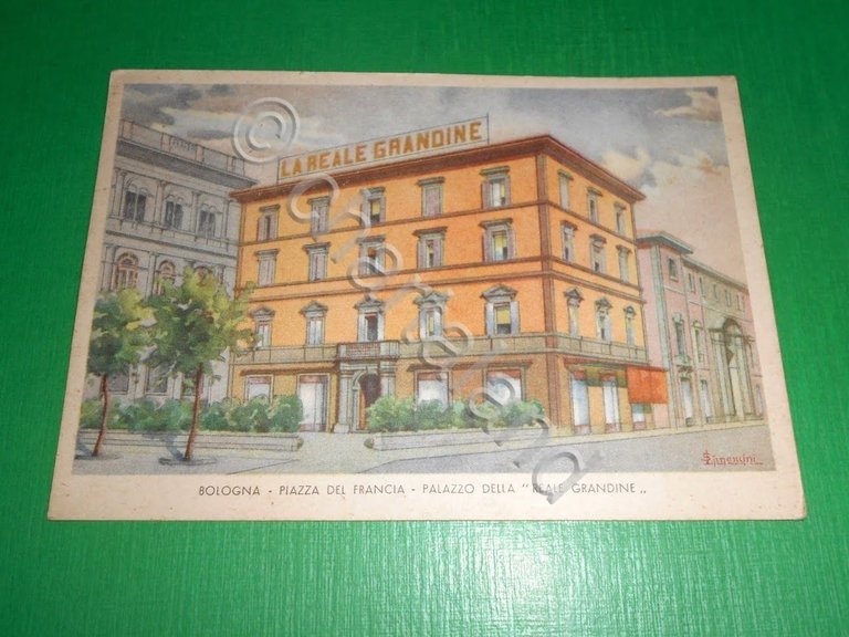 Cartolina Bologna - Piazza della Francia - Palazzo della "Reale …