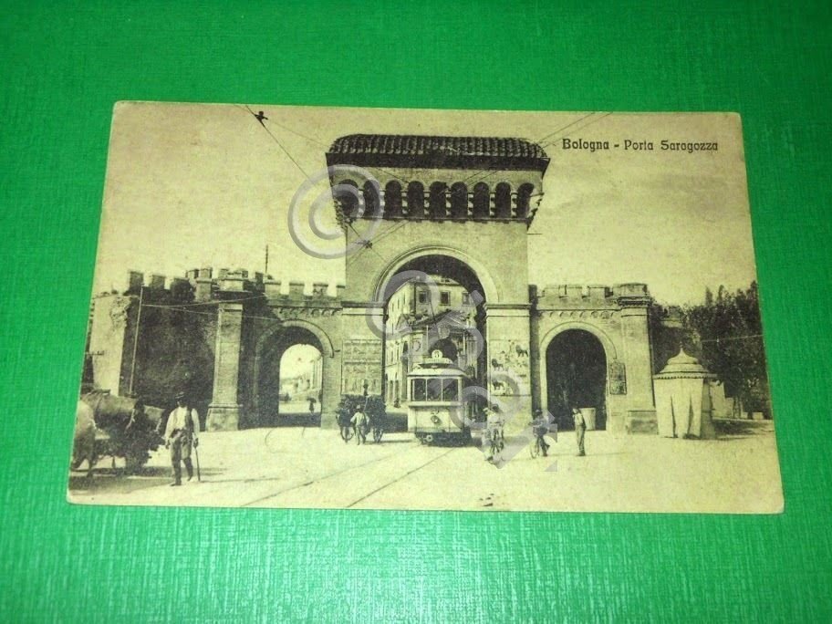 Cartolina Bologna - Porta Saragozza 1928.