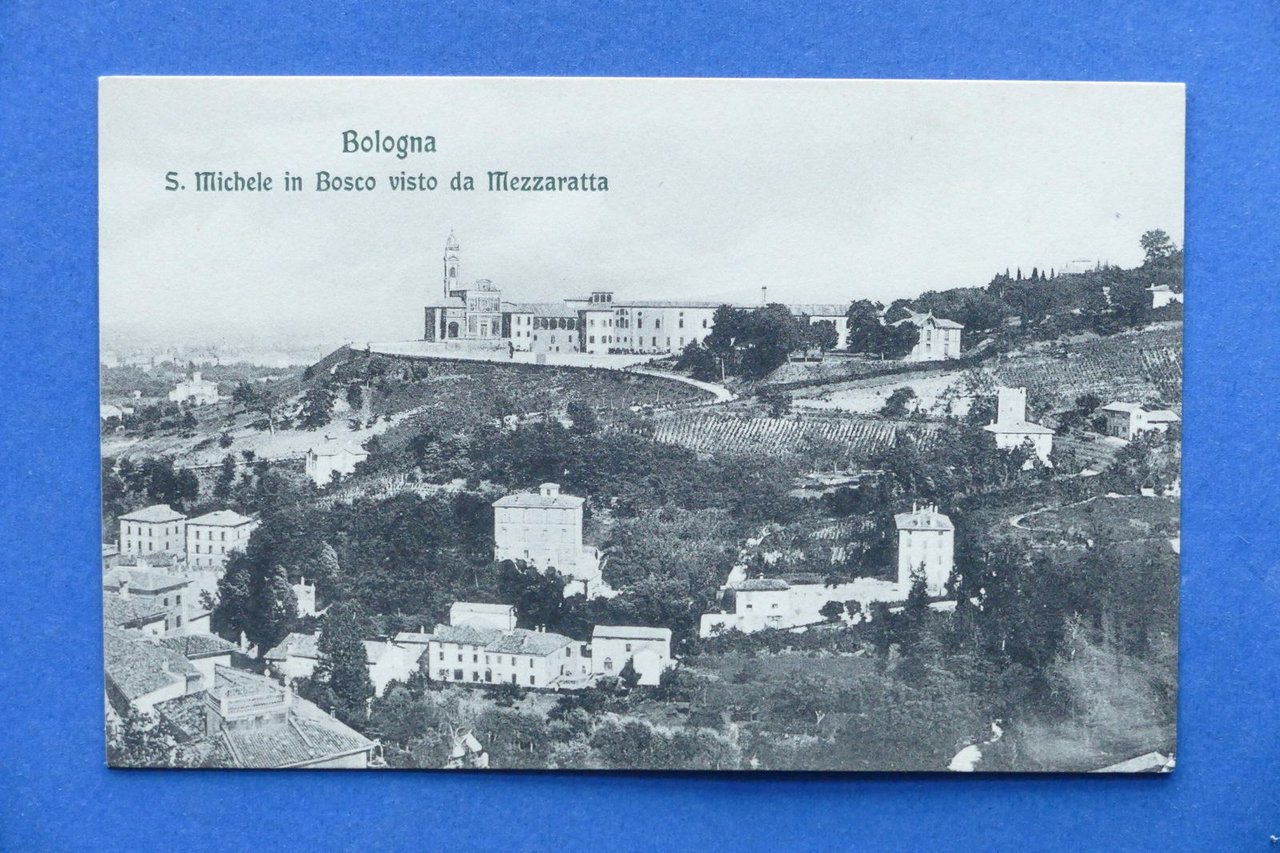Cartolina Bologna - S. Michele in Bosco visto da Mezzaratta …