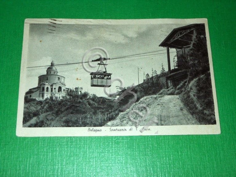 Cartolina Bologna - Santuario di S. Lucca 1947