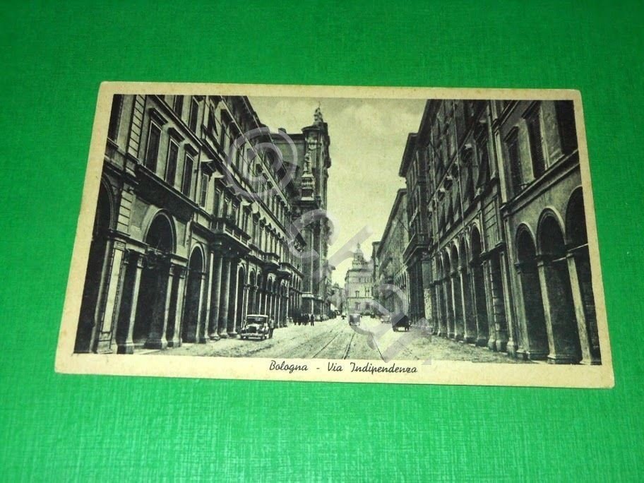 Cartolina Bologna - Via Indipendenza 1930 ca.