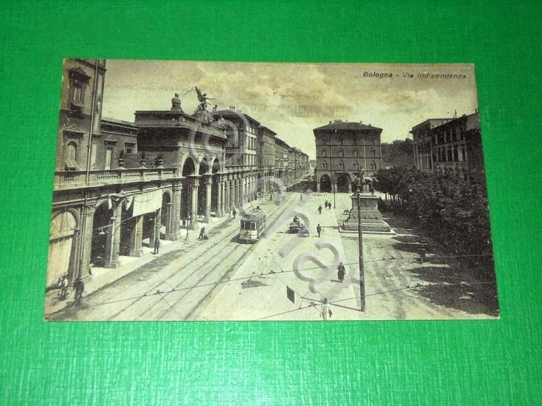 Cartolina Bologna - Via Indipendenza 1930 ca