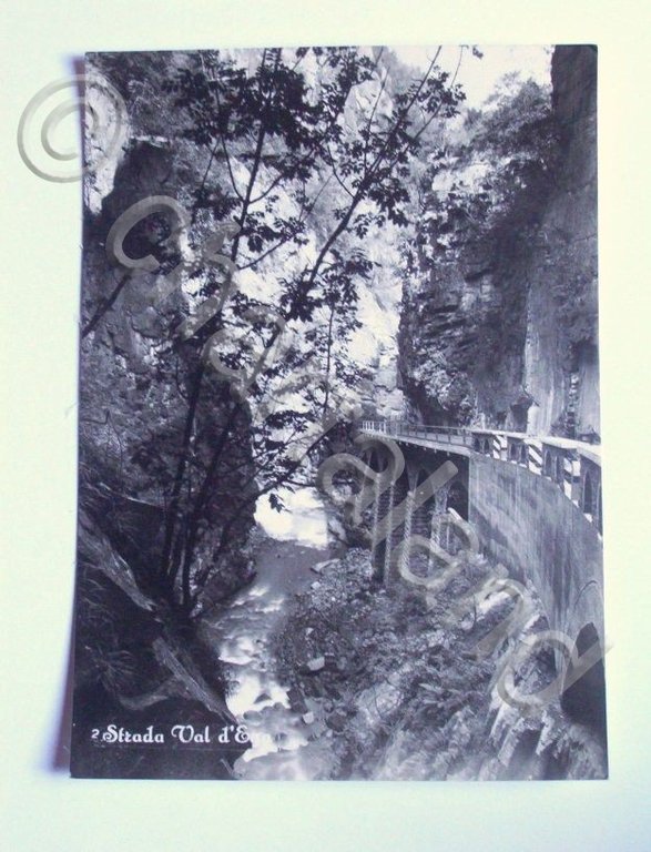 Cartolina Bolzano - Strada Val d' Ega 1955 ca