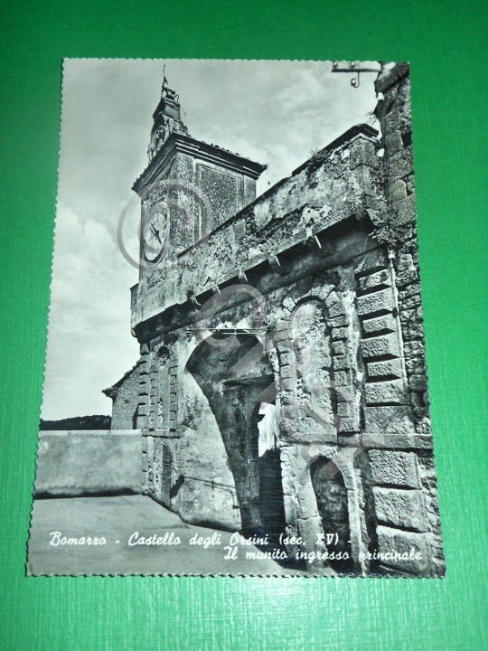 Cartolina Bomarzo - Castello degli Orsini - Il munito ingresso …