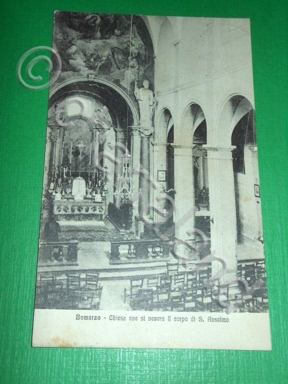 Cartolina Bomarzo - Chiesa ove si venera il corpo di …
