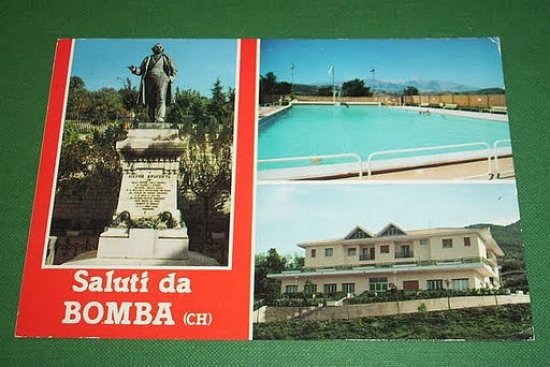 Cartolina Bomba ( Chieti ) - Vedute diverse 1993.