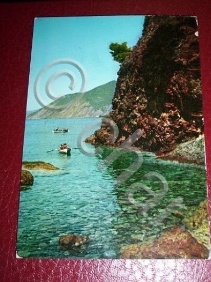 Cartolina Bonassola - Rocce Rosse 1963.