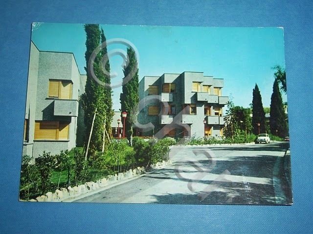 Cartolina Bordighera - Casa Ferie dipendenti ATM 1968.