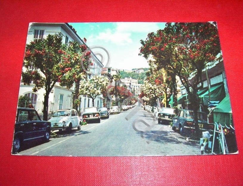 Cartolina Bordighera - Corso Italia 1975