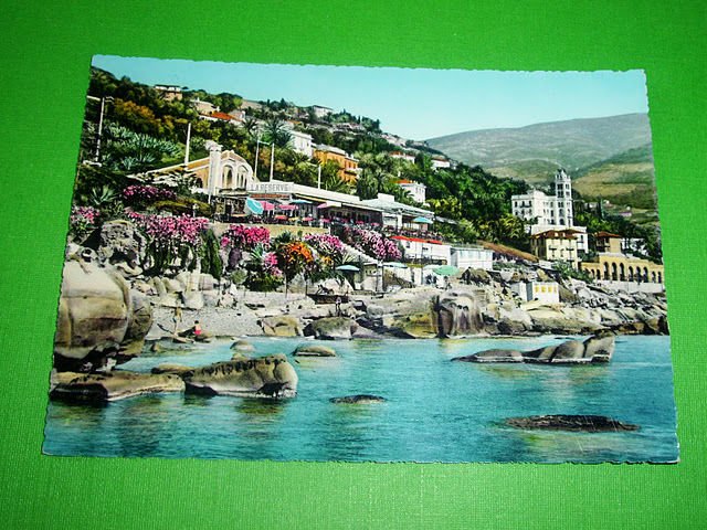 Cartolina Bordighera - Scogliera La Reserve 1964