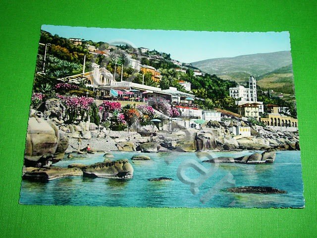 Cartolina Bordighera - Scogliera La Reserve 1964