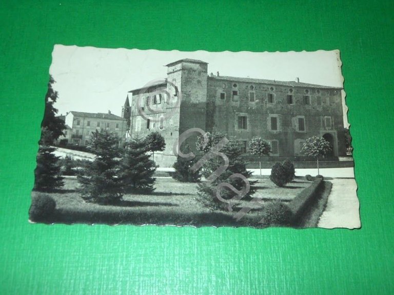 Cartolina Borgonovo Val Tidone - La Rocca 1947