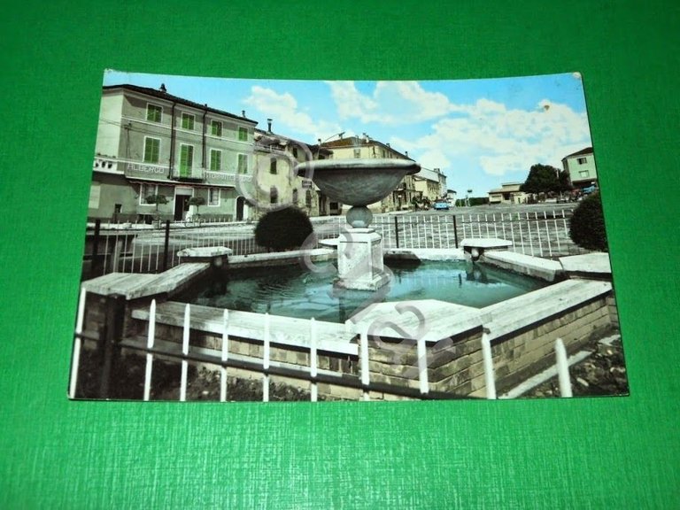 Cartolina Borgonovo Val Tidone - Piazza De Cristoforis 1964