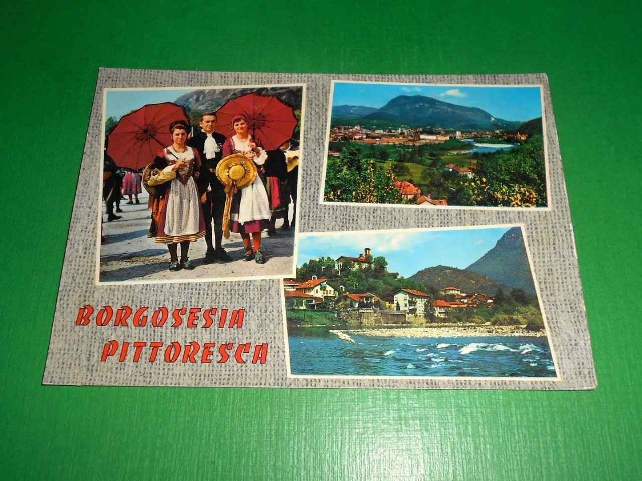 Cartolina Borgosesia pittoresca - Vedute diverse 1965 ca.