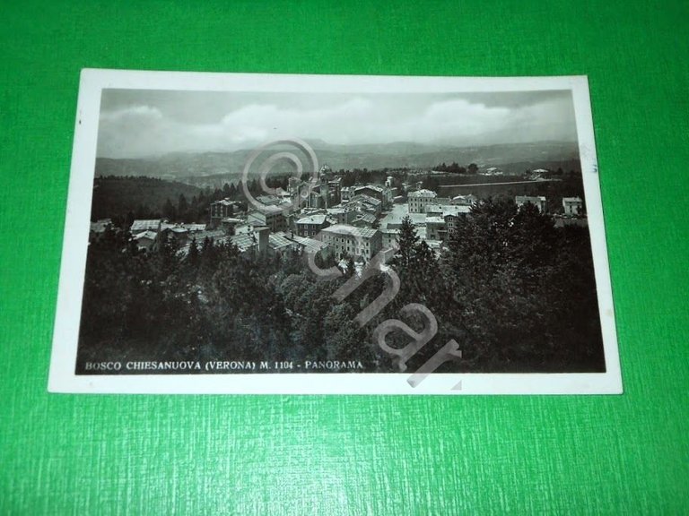 Cartolina Bosco Chiesanuova ( Verona ) - Panorama 1935