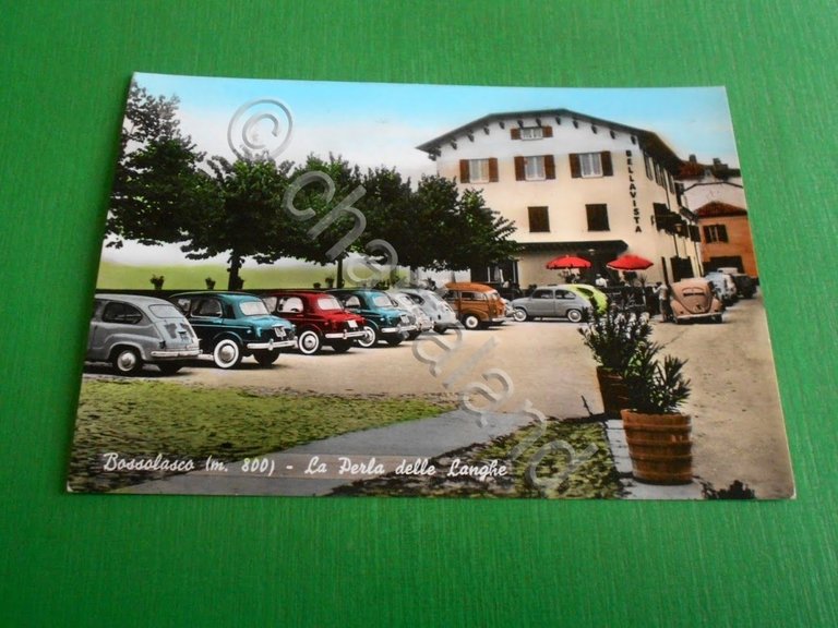 Cartolina Bossolasco - Hotel Bellavista 1961