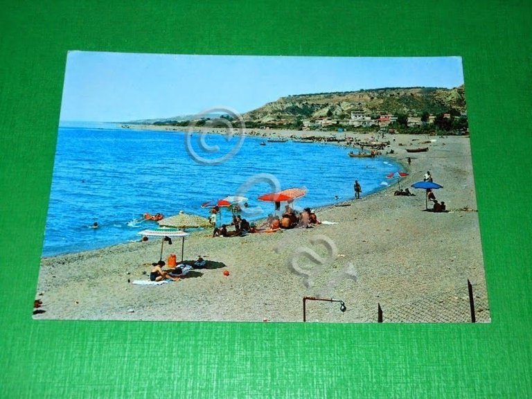 Cartolina Bova Marina - La spiaggia e il villaggio turistico …