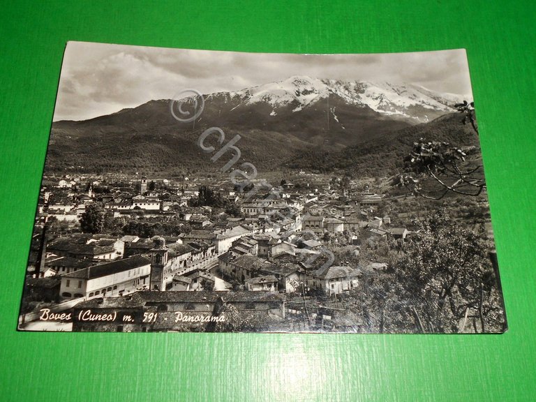 Cartolina Boves ( Cuneo ) - Panorama 1959.