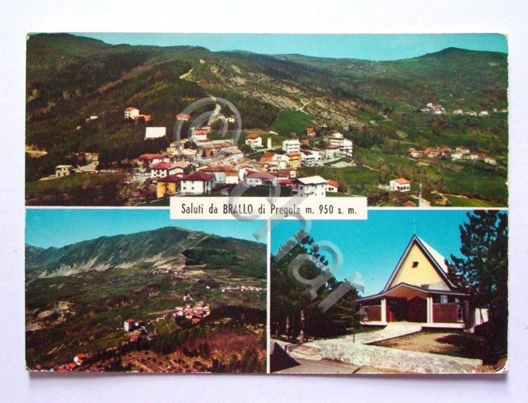 Cartolina Brallo di Pregola ( Pavia ) - Panorama 1972 | Immagine Gallery 2