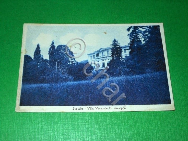 Cartolina Breccia ( Como ) - Villa Vescovile S. Giuseppe …