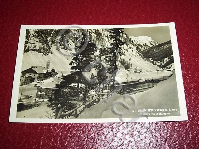 Cartolina Brennero - Panorama invernale 1940 ca