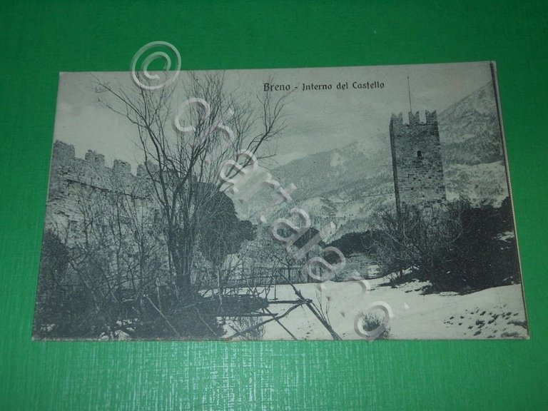 Cartolina Breno - Interno del Castello 1920 ca.
