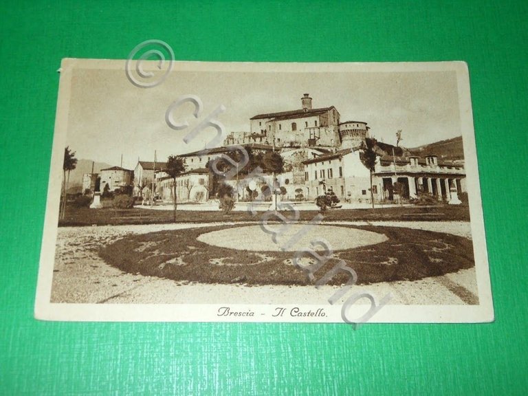 Cartolina Brescia - Il Castello 1935 ca.