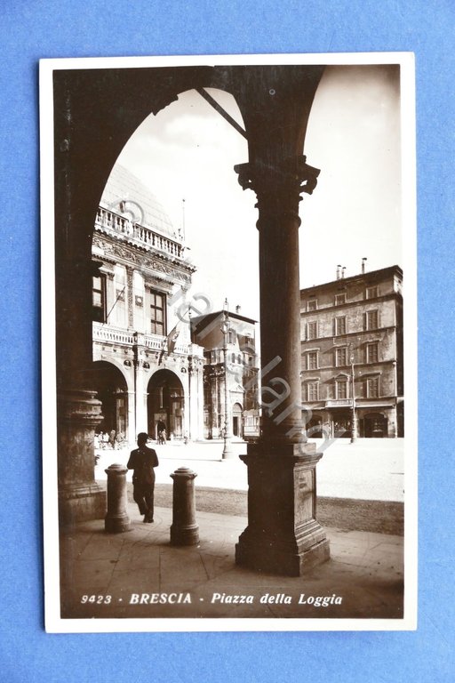 Cartolina Brescia - Piazza della Loggia - 1935 ca.