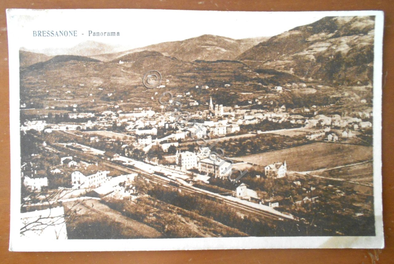 Cartolina Bressanone - Panorama - 1920 ca.