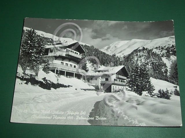 Cartolina Bressanone - Sport Hotel - Rifugio Sci 1950ca
