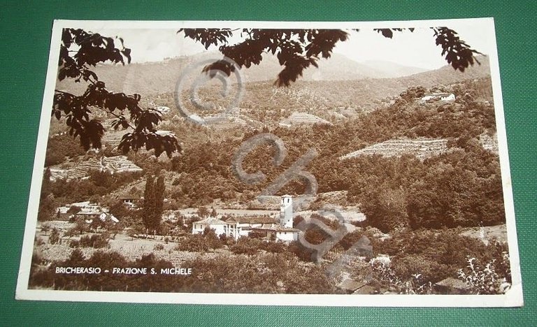 Cartolina Bricherasio - Frazione S. Michele 1939