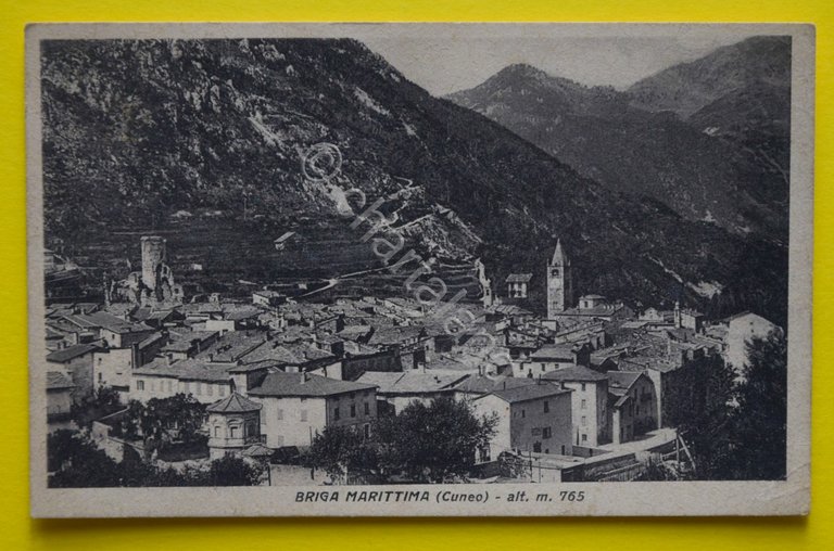 Cartolina Briga Marittima 1948