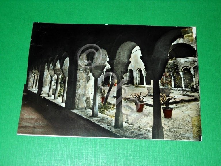 Cartolina Brindisi - Chiostro di S. Benedetto 1960 ca