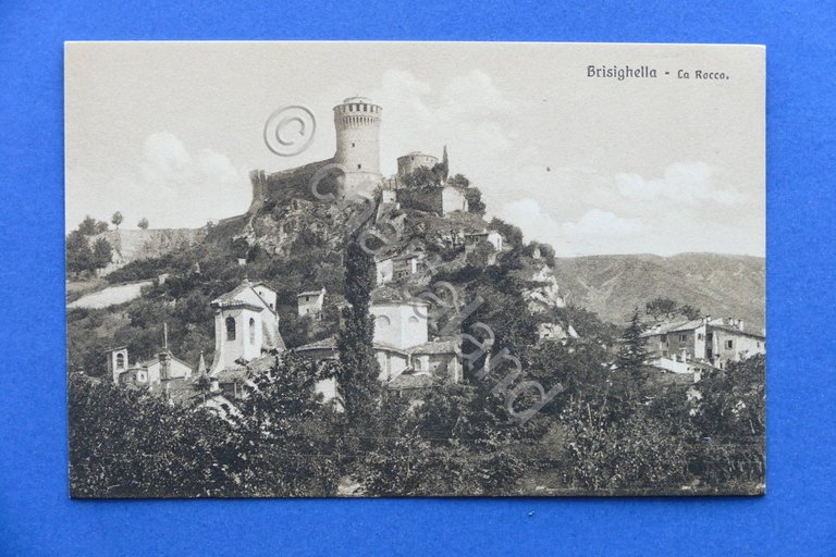 Cartolina Brisighella - La Rocca - 1920 ca.