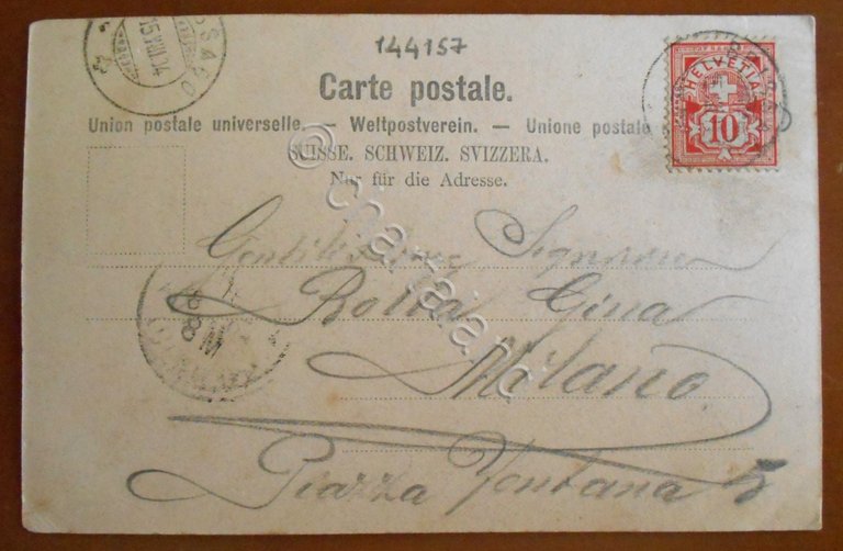 Cartolina Brissago (Svizzera) - 1904