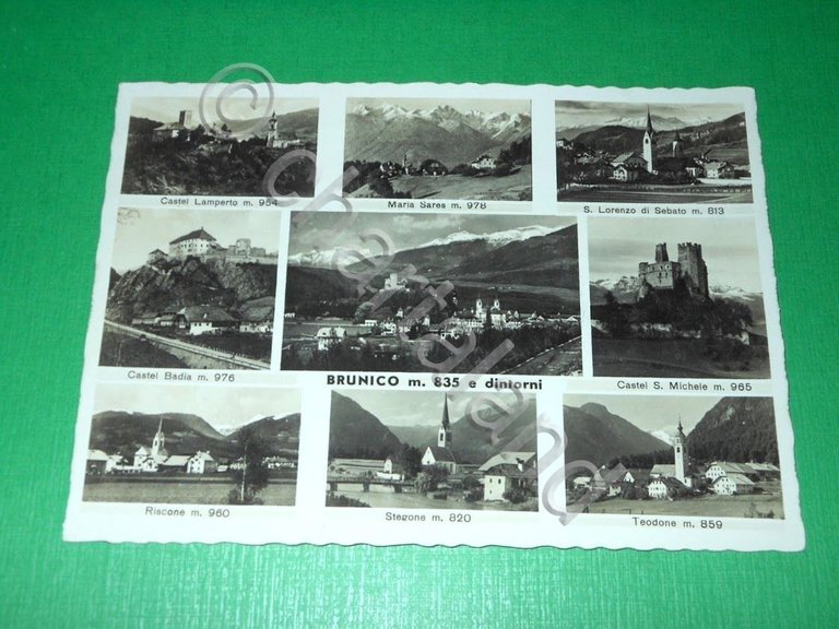 Cartolina Brunico e dintorni - Vedute diverse 1941
