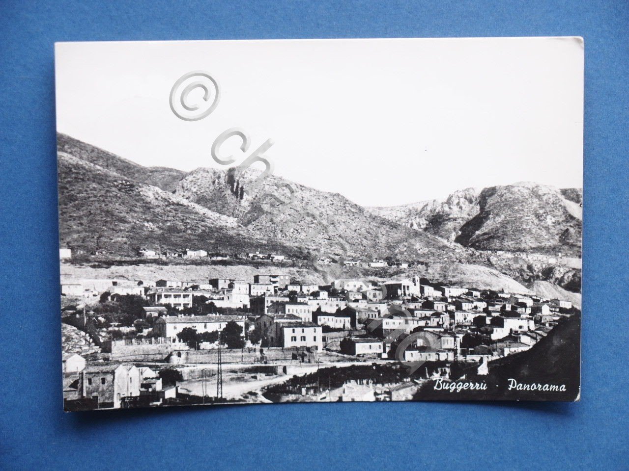 Cartolina Buggerru - Panorama - 1960.