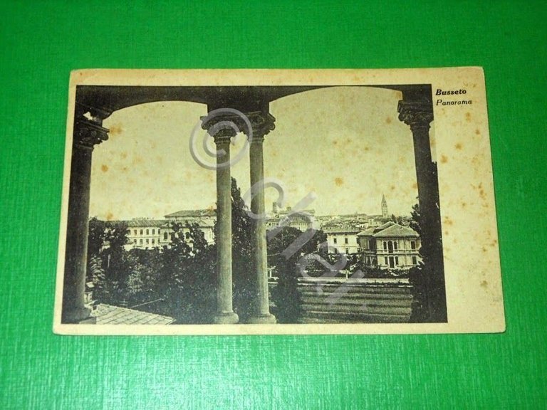 Cartolina Busseto - Panorama 1930 ca.