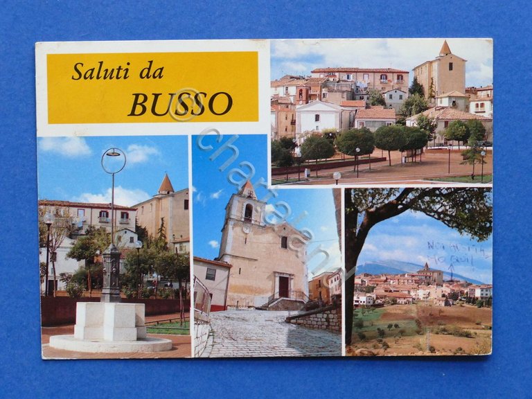 Cartolina Busso - Diverse vedute - 1997