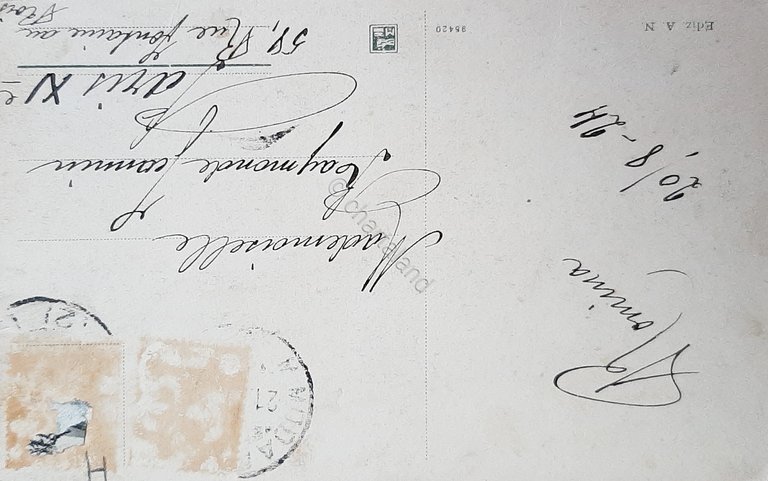 Cartolina Bussoleno - Ponte sulla Dora - 1924